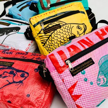 Recycled Fish Feed Mini Shoulder Bag - Image 12