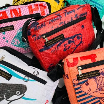 Recycled Fish Feed Mini Shoulder Bag - Image 13