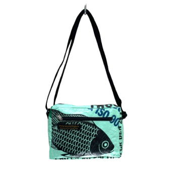 Recycled Fish Feed Mini Shoulder Bag - Image 8