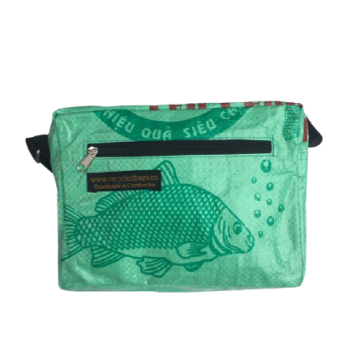 Recycled Fish Feed Mini Shoulder Bag - Image 4