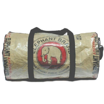 Elephant Brand Recycled Large Barrel Travel Bag