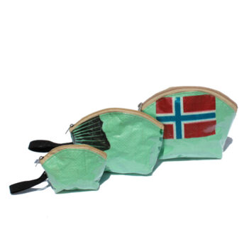 Alternative view of Recycled Fish Feed Set 3 in 1 Cosmetic Purses