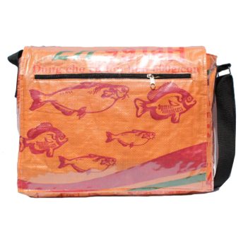 Recycled Super Deluxe Extra Large Messenger Bag - Image 3