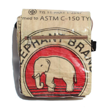 Elephant Brand Deluxe Recycled Small Messenger Bag