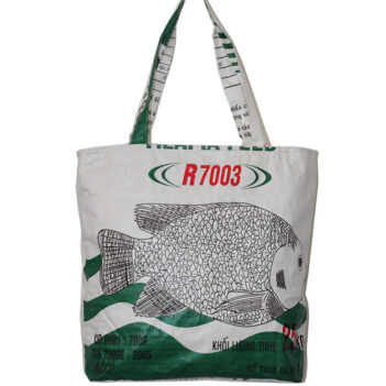 Recycled Budget Tote Bag made from Fish Feed Bags