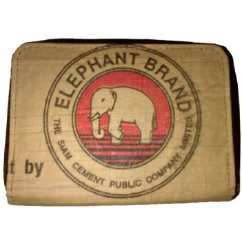Alternative view of Elephant Brand Recycled Ladies 3 Fold Out Wallet with Clip