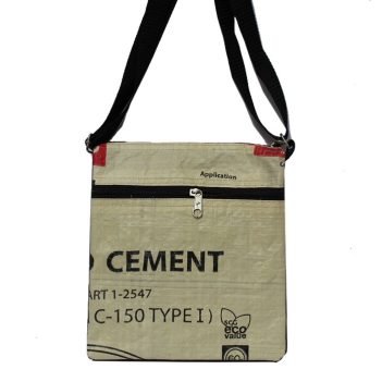 Elephant Brand Recycled Deluxe Flap Bag 4 zip - Image 5