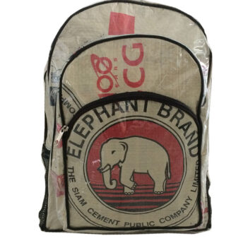 Elephant Brand Deluxe Backpack made from Cement Bags