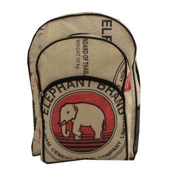 Alternative view of Elephant Brand Deluxe Backpack made from Cement Bags