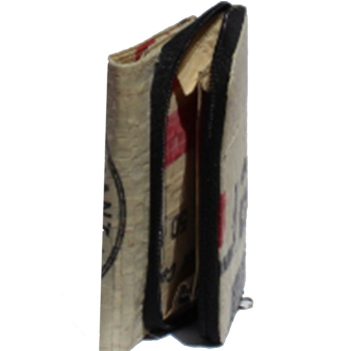 Elephant Brand Ladies Recycled Wallet 3 fold with Outside zip - Image 4