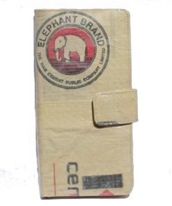 Elephant Brand Recycled Deluxe Travel Passport Wallet Made in Cambodia