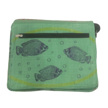 Recycled Fish Feed Messenger Bags - Image 10