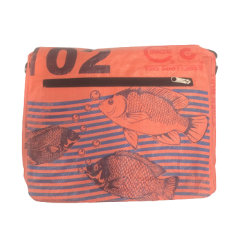 Recycled Fish Feed Messenger Bags - Image 9