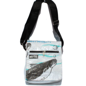 Alternative view of Recycled Fish Feed Deluxe Small Messenger Bag