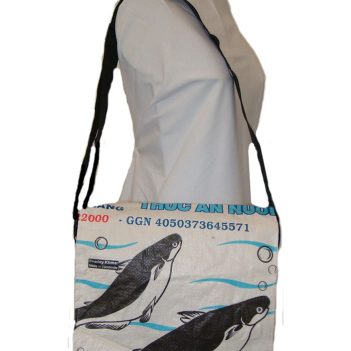 Recycled Extra Large Messenger Bags - Image 4