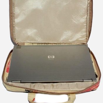 Elephant Brand Recycled Laptop Bag handmade in Cambodia