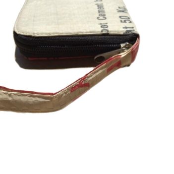 Elephant Brand Recycled Long Clutch Purse with Wrist Strap - Image 3