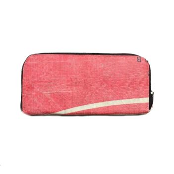 Elephant Brand Recycled Long Clutch Purse with Wrist Strap - Image 6