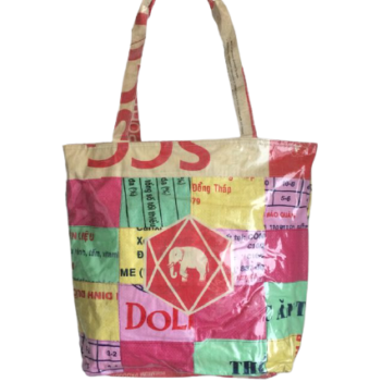 Recycled Patch Deluxe Beach Tote