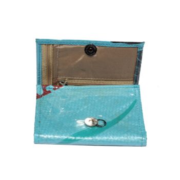 Alternative view of Recycled Fish Feed Deluxe Unisex 3 Fold Wallet