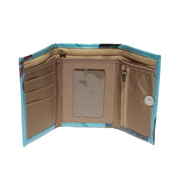 Recycled Fish Feed Deluxe Unisex 3 Fold Wallet - Image 4