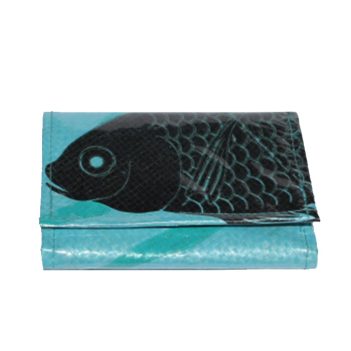 Recycled Fish Feed Deluxe Unisex 3 Fold Wallet