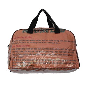 Recycled Fish Feed Extra Large Deluxe Zip Travel Bag - Image 4