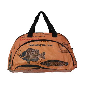 Recycled Fish Feed Deluxe Zip Travel Bag - Image 6
