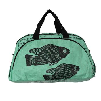 Recycled Fish Feed Deluxe Zip Travel Bag - Image 3
