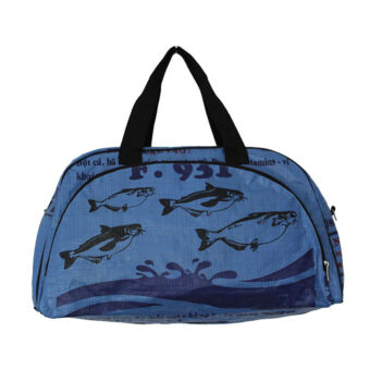 Alternative view of Recycled Fish Feed Deluxe Zip Travel Bag
