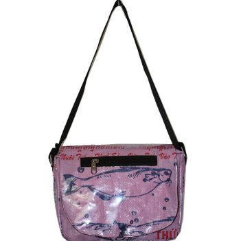 Recycled Fish Feed Shoulder Bag Fair Trade - Image 10