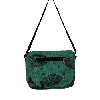 Recycled Fish Feed Shoulder Bag Fair Trade - Image 4