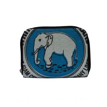 Alternative view of Elephant Brand Recycled Ladies Short Zip Wallet