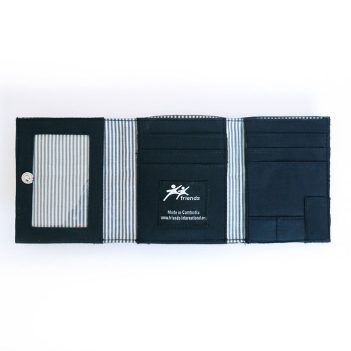 Alternative view of Recycled Tyre 3 Fold Mans Wallet