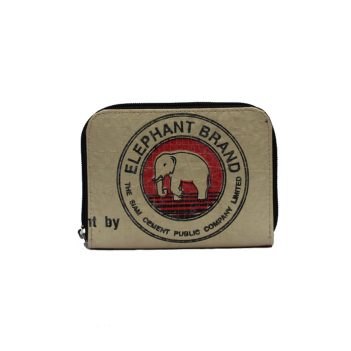 Elephant Brand Recycled Ladies Short Zip Wallet