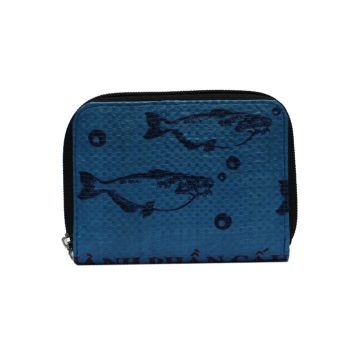 Recycled Fish Feed Ladies Short Zip Wallet - Image 12