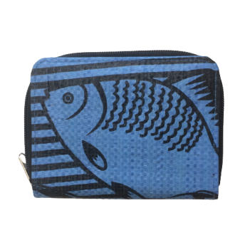 Recycled Fish Feed Ladies Short Zip Wallet - Image 17
