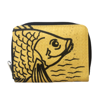 Recycled Fish Feed Ladies Short Zip Wallet - Image 16
