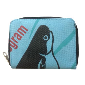 Recycled Fish Feed Ladies Short Zip Wallet - Image 13