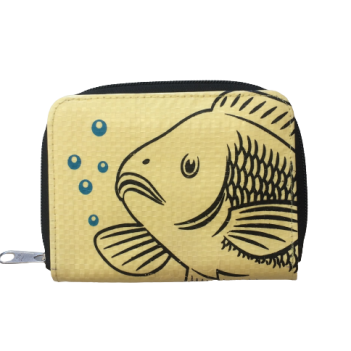 Recycled Fish Feed Ladies Short Zip Wallet - Image 15