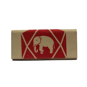 Elephant Brand Diamond Ladies Recycled Long Wallet