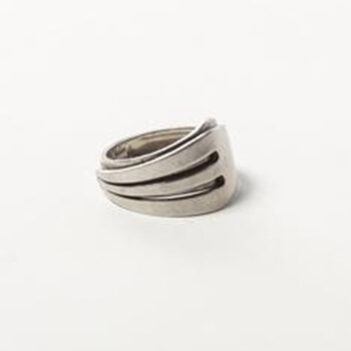 Recycled Fork Ring