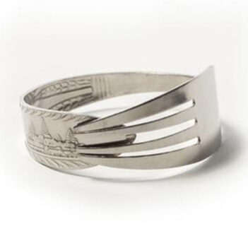 Recycled Fork Cuff Bracelet Fair Trade