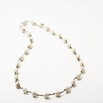 Upcycled Magazine Necklace