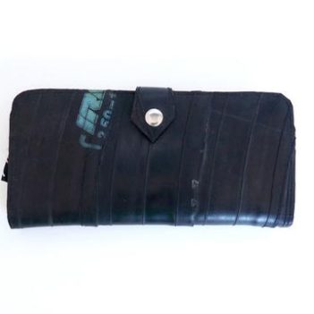Recycled Tyre Ladies Fold Out Wallet
