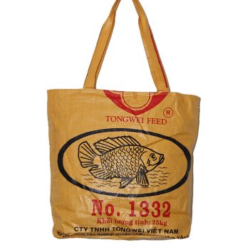 Recycled Large Zip Deluxe Fish Feed Tote - Image 5