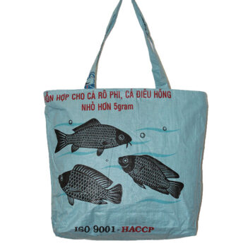 Alternative view of Recycled Budget Tote Bag made from Fish Feed Bags