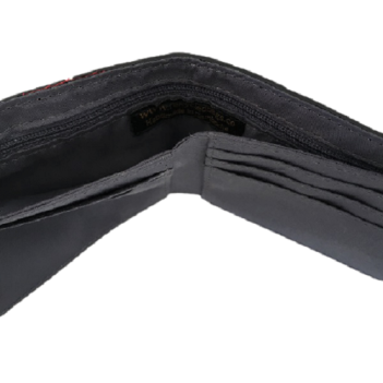 Recycled Tyre Mans Flip Diagonal Detail Wallet Fair Trade - Image 10