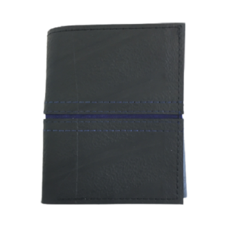 Recycled Tyre Mans 3 Fold Wallet Fair Trade - Image 6