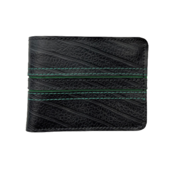 Recycled Tyre Mans Flip Wallet Fair Trade - Image 3